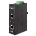 PLANET IPOE-171-60W Industrial Single-Port 10/100/1000Mbps 802.3bt PoE Injector (60 Watts, -40~75 degrees C, 48~56VDC)